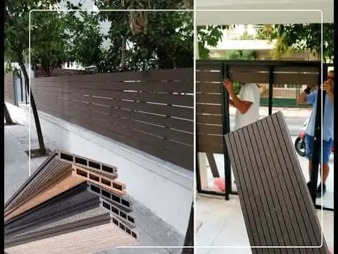 WPC σανιδα Deck περίφραξης κήπου: Σανίδες για συνθετική περίφραξη εξωτερικού χώρου, σε ποικιλία χρωμάτων! απο το εμπόριο σιδήρου καριπιδης μπορείτε να προμηθευτείτε συνθετικα wpc deck για τις περιφραξεις σας. το υλικό δεν χρειάζεται συντήρηση και είναι ανθεκτικό